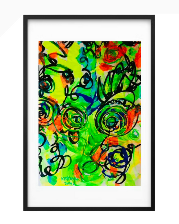 Blood, Sweat and Neon Tears- After Spring Neon Rain - Study#5