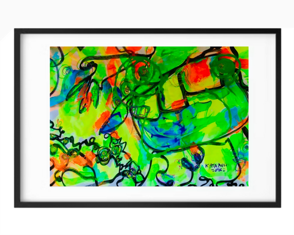 Blood, Sweat and Neon Tears- After Spring Neon Rain - Study#9