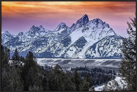 Fire and Ice- Snake River Overlook Sunset