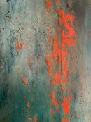 Layers of Blue and Burnt Orange II-2