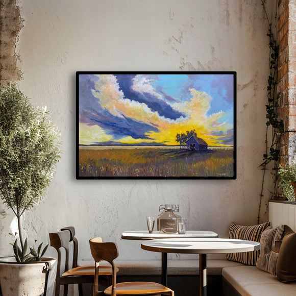 A Prairie Sunset