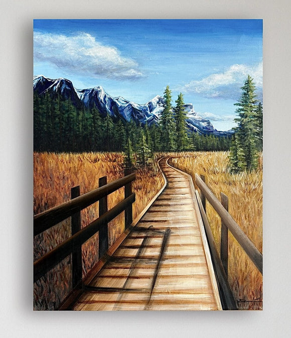Policeman's Creek Boardwalk, Canmore Alberta