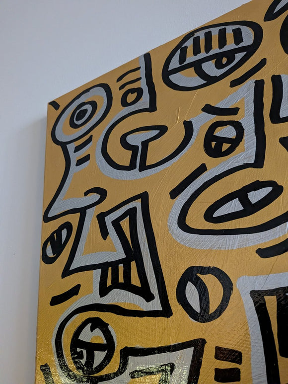 Faces in Gold & Silver