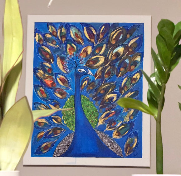 Abstract Peacock