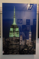 Two most famous landmarks of Manhattan. Empire State Building and 1 World Trade Center-2
