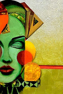 FEMME DE GEOMETRIC VERDE-2