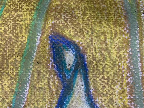 Walking in the Dark in Green and Blue