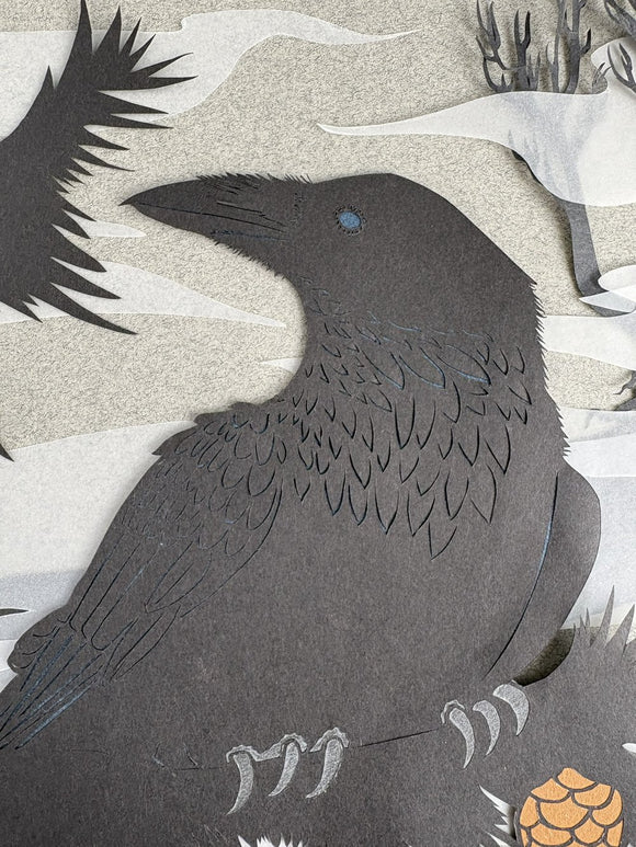 Raven in the Fog