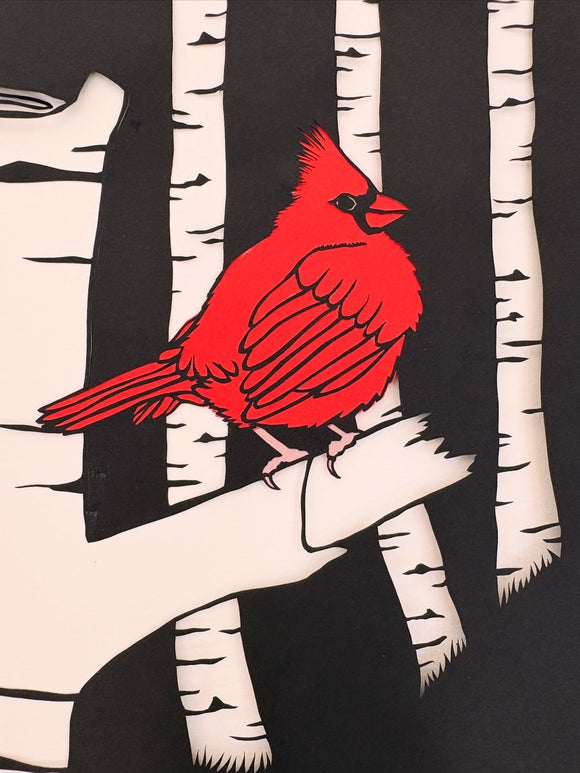 Red Cardinal Pair
