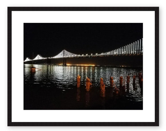 Midnight Luminescence: The Bay Bridge