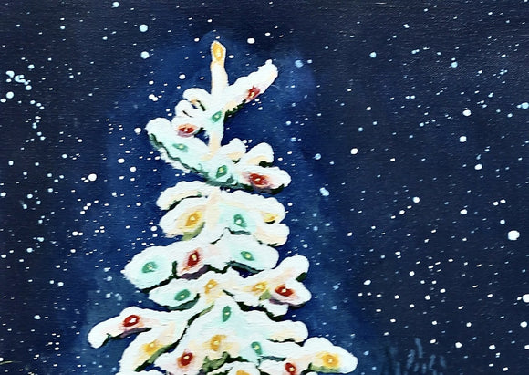 Snowy Christmas Night