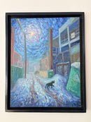 Cat in Alley at Night-2