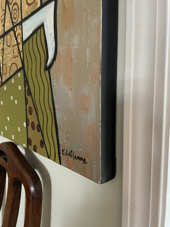 Tribute to Gustav Klimt's "The Kiss"