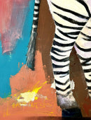 Zebra In The Garden-2