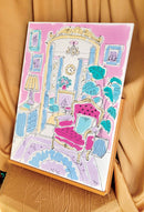 Living Room with a Pink Chair-2