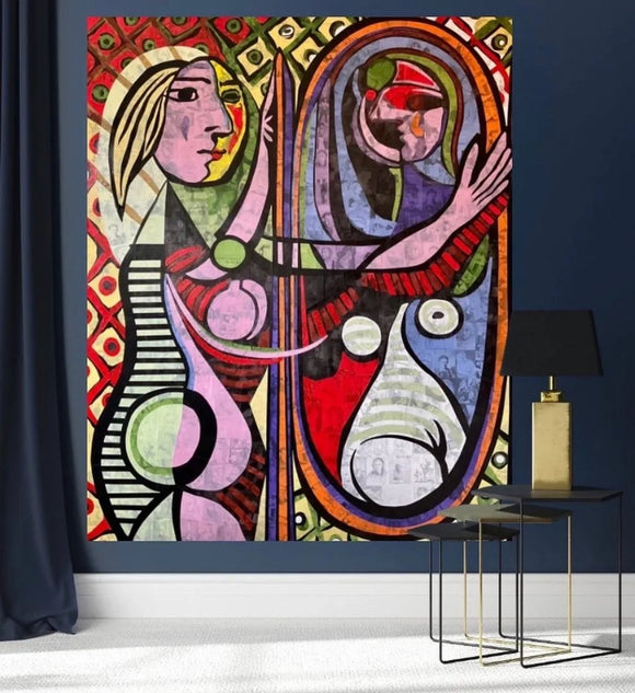 Artists Masterpiece Series:  Pablo Picasso, A Girl Before A Mirror