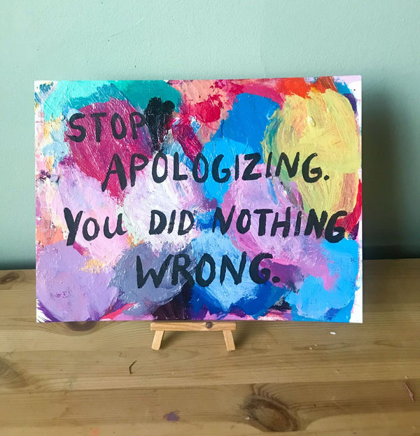 you did nothing wrong