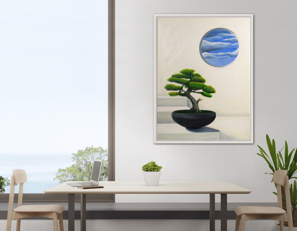 Bonsai by the window