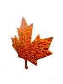 Orange Maple Leaf-3