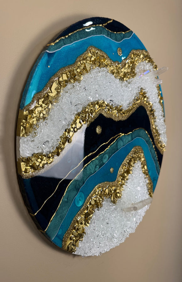 Golden Waves of Serenity