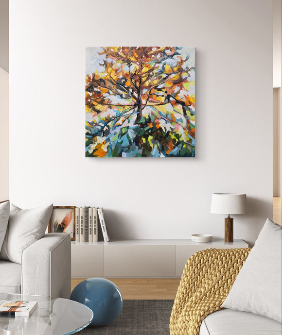 Soft light of tree