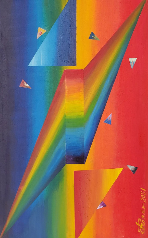 Ascending, descending of rainbow