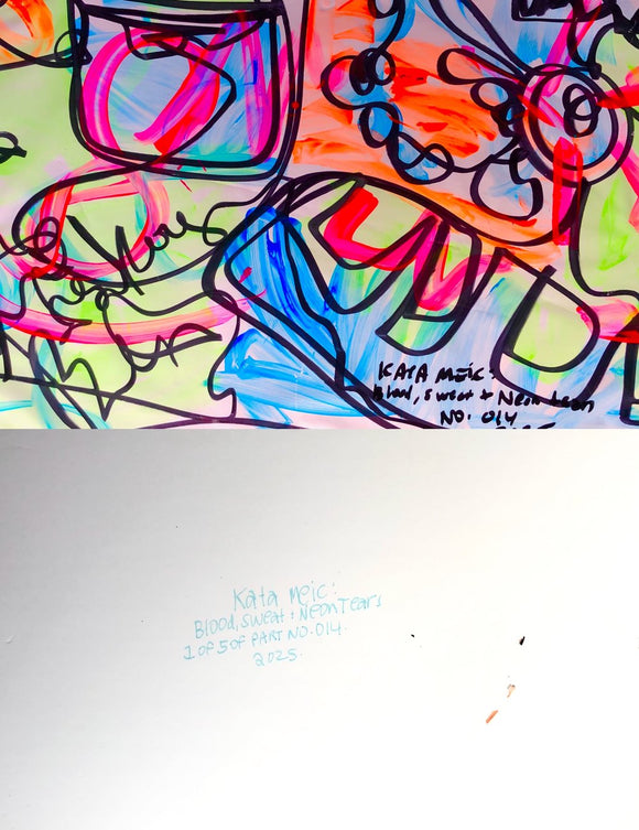 1 of 5 of Part No.014. Blood, Sweat and Neon Tears