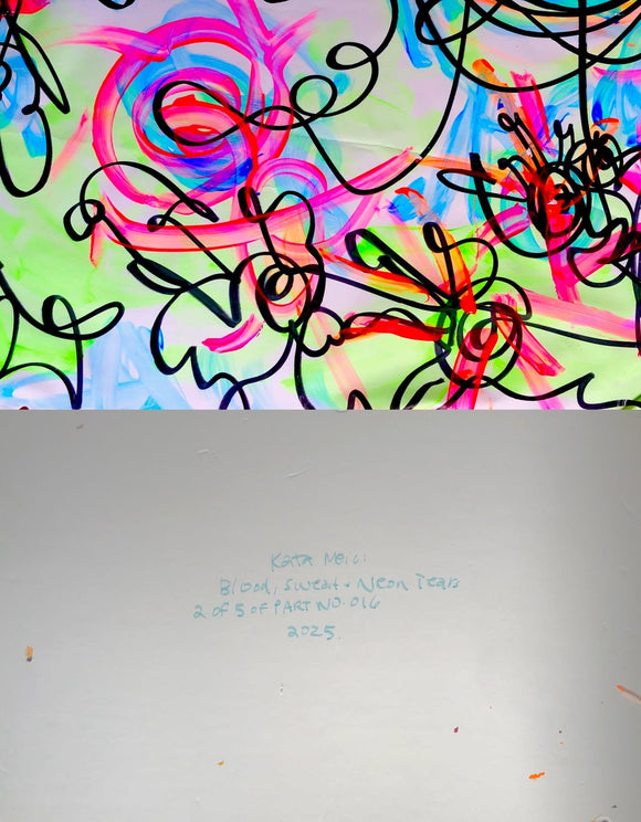 2 of 5 of Part No.016. Blood, Sweat and Neon Tears