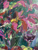 Still Life with Apples, Poinsettia, and Two Glasses of Wine-3