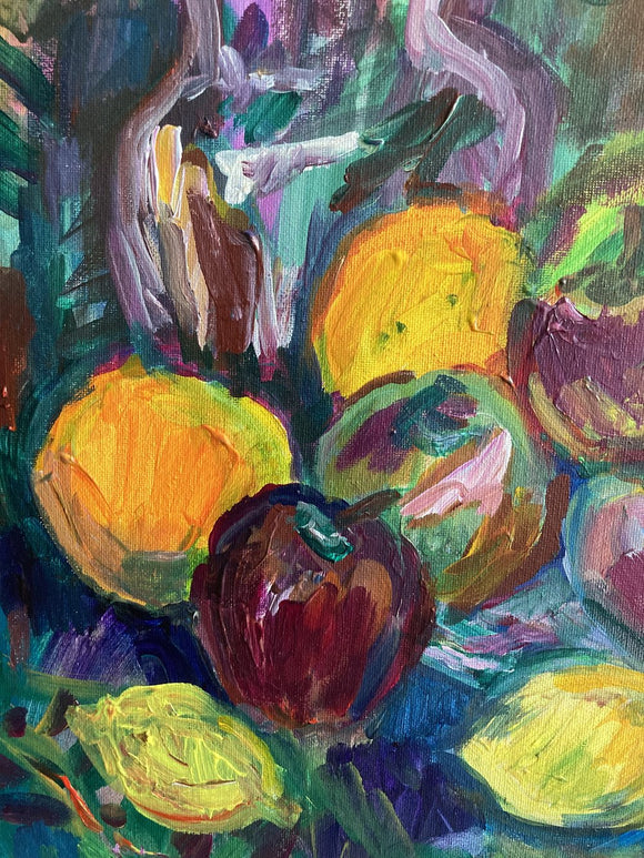 Still Life with Fruit and Glass