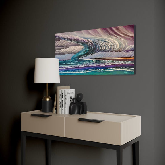 Une tempête à la mer