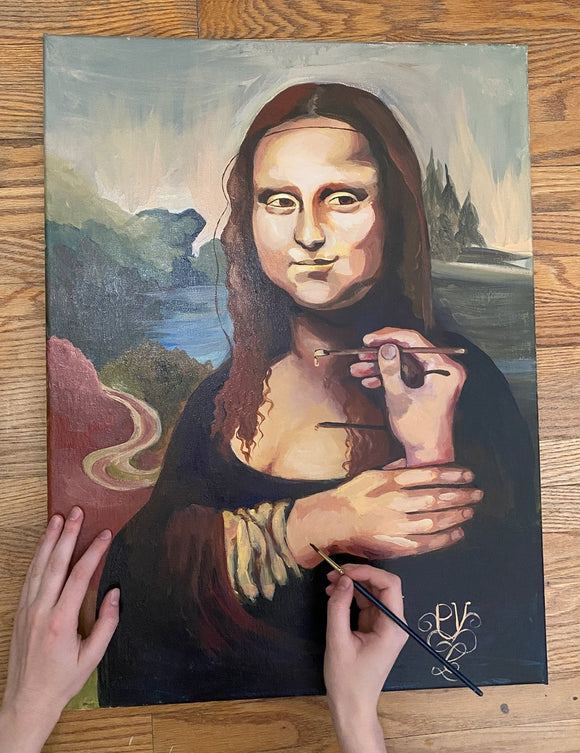 Replica of Mona Lisa