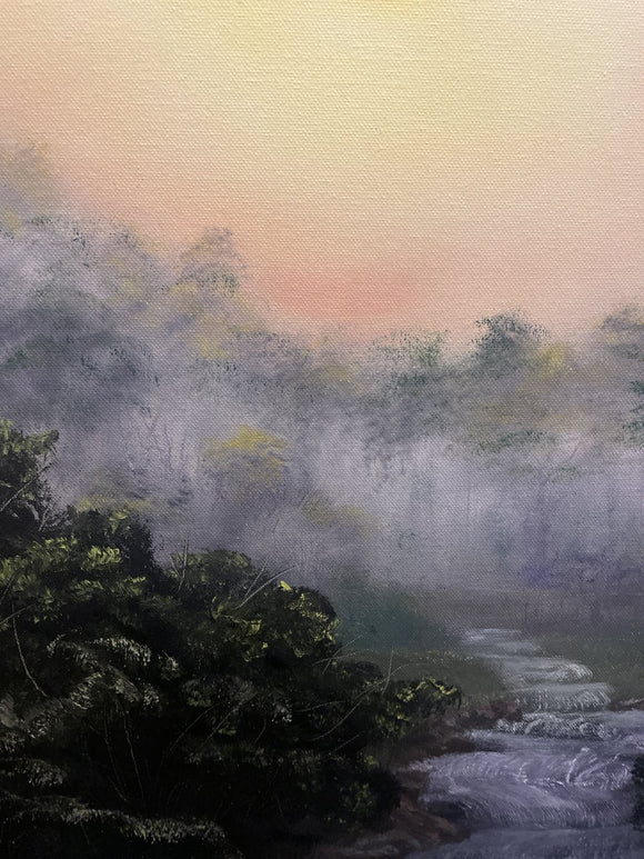 Misty Creek Sunset