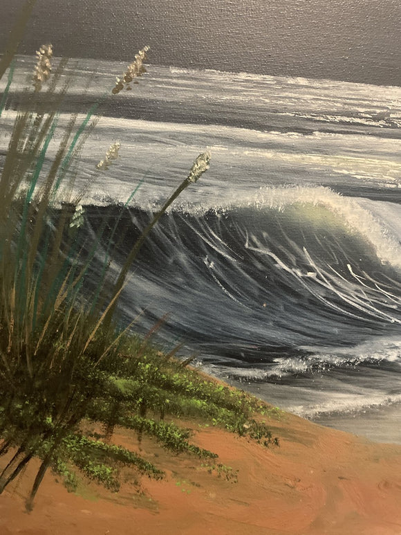 Moonlit waves