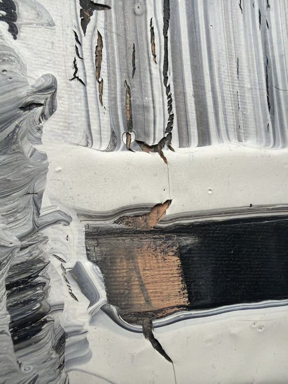 Unspoken: Abstract Piano Diptych