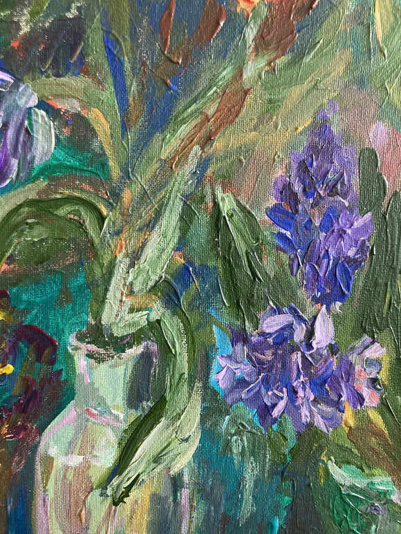 Still Life with Hyacinths and Fruit
