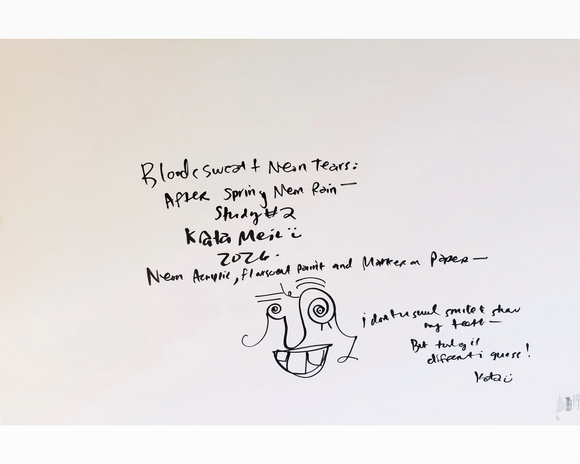 Blood, Sweat and Neon Tears- After Spring Neon Rain - Study#2