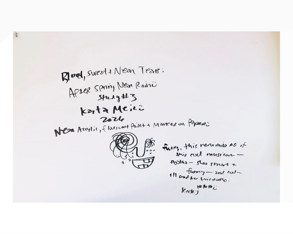 Blood, Sweat and Neon Tears- After Spring Neon Rain - Study#3