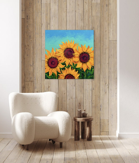 Cheerful Sunflowers