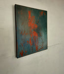 Layers of Blue and Burnt Orange II-3