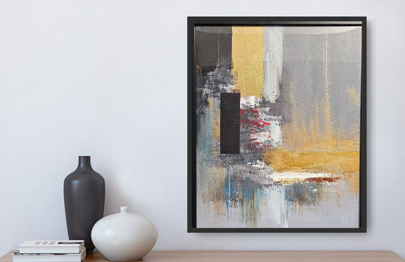 black and gold abstract