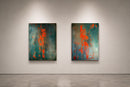 Layers of Blue and Burnt Orange II-3