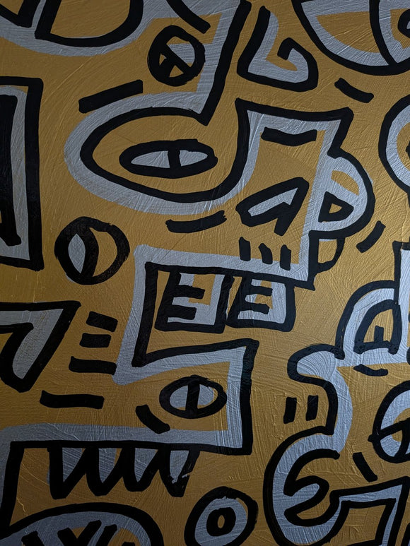 Faces in Gold & Silver