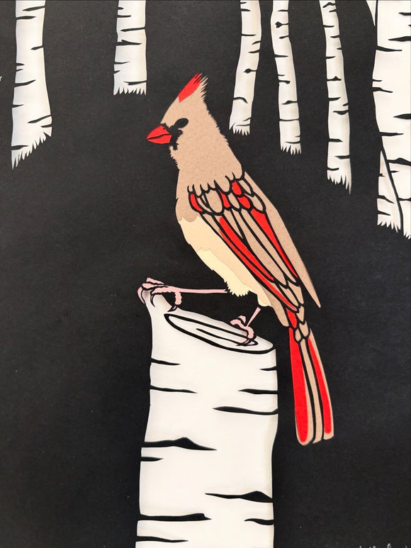 Red Cardinal Pair
