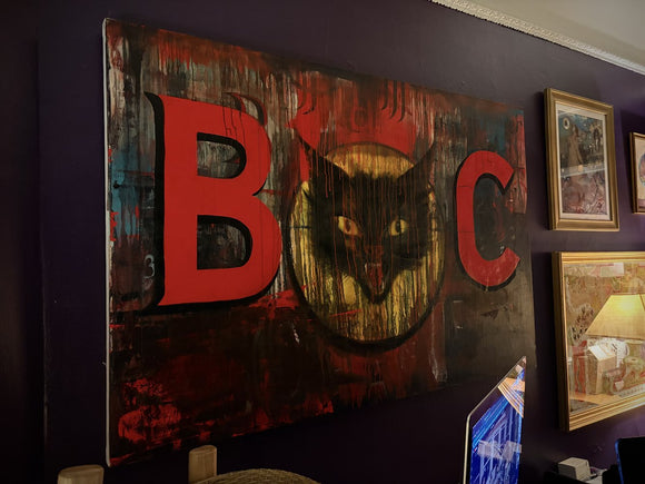 Black Cat Painting, 2025