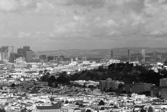 San Francisco from Bernal Heights, Early 1990s #2