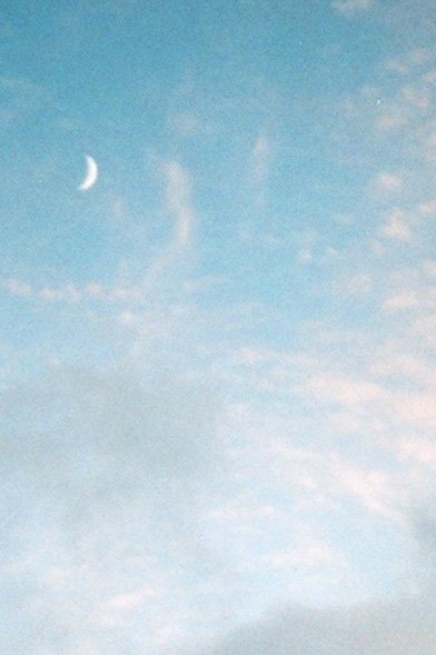Clouds and Moon Over San Francisco Bay