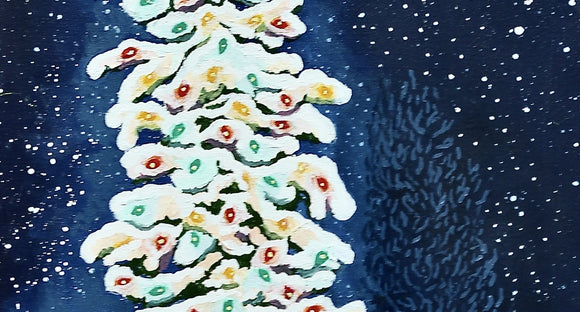 Snowy Christmas Night