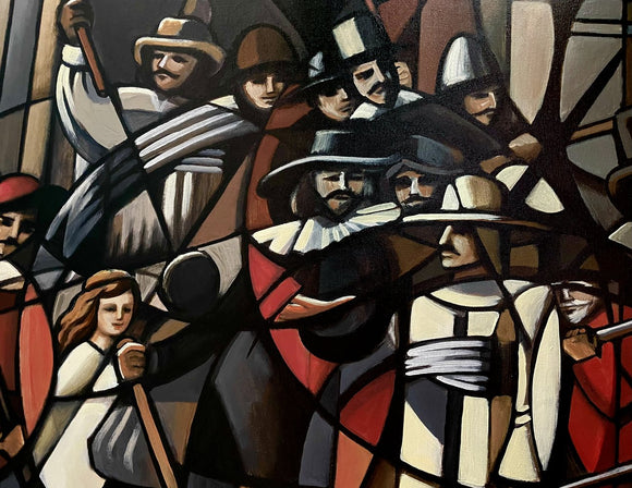 Tribute to Rembrandt's "The Night Watch"