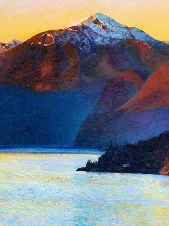 Bowyer Island at Sunset Hour, Howe Sound, BC